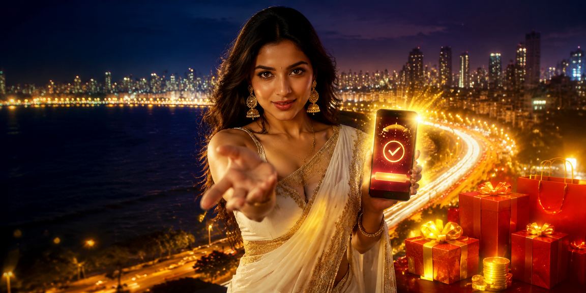 Users playing online casino and betting in Mumbai Marine Drive